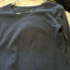 Blue long sleeve shirt
